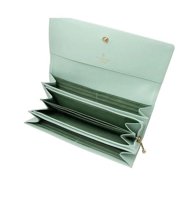 LANVIN en Bleu リュクサンブール かぶせ長財布 ミント