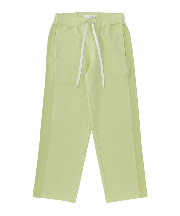 HAAG スマイルコットン SIDE RIB SWEAT PANTS スウェットパンツ ライム