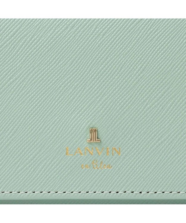 LANVIN en Bleu リュクサンブール かぶせ長財布 ミント