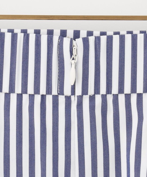 組曲 【洗える】C/Nyブロード スカート ネイビー系1