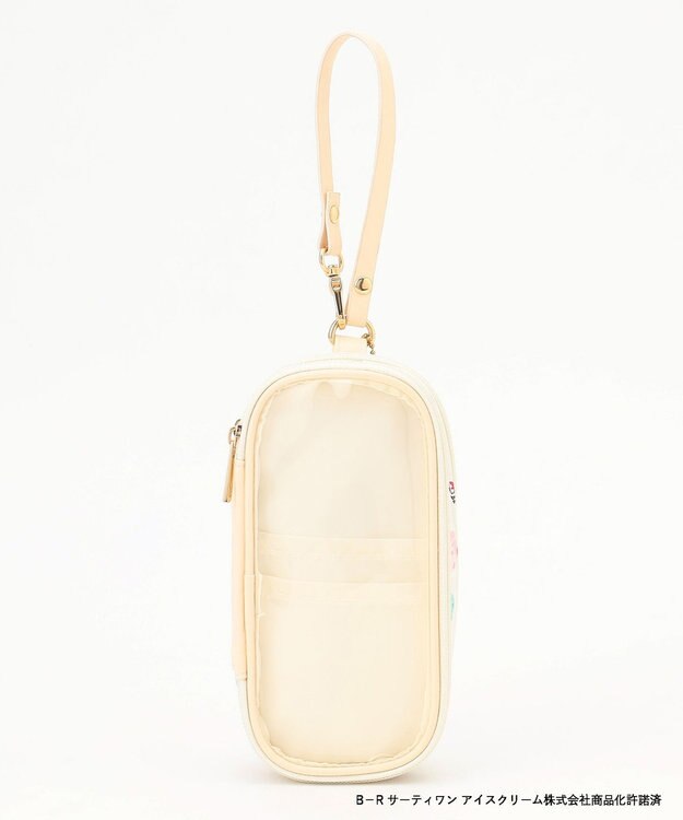 ANY 【any FAM×サーティワン アイスクリーム】クリアポーチ エクリュ