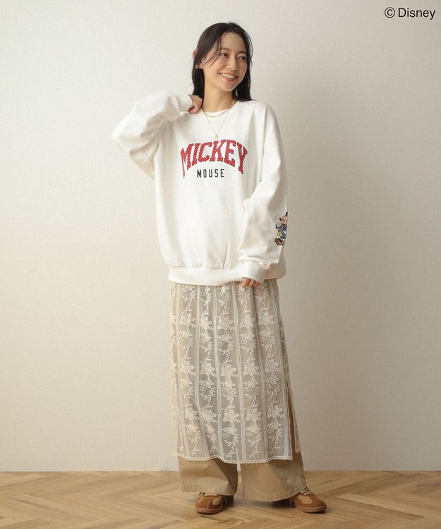 Green Parks ミッキー＆フレンズ／スウェット Off White