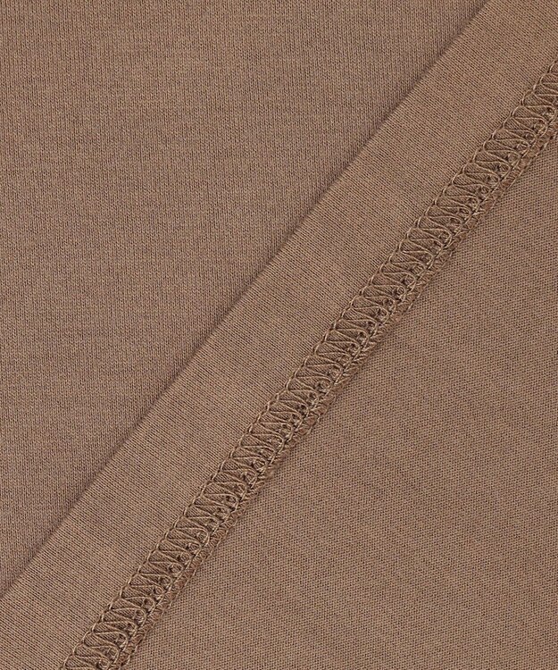 23区 【SLOW/一部店舗限定】ヴィンテージライクジャージー Tシャツ モカ×ブラック