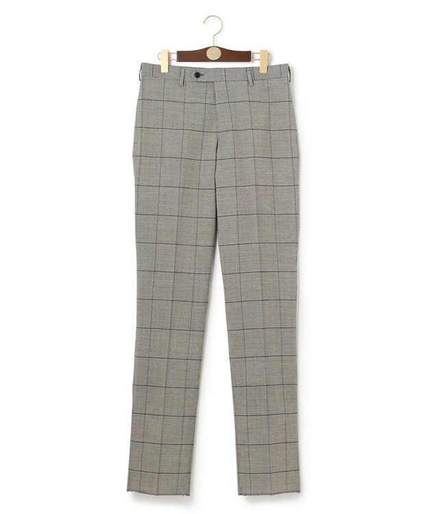 J.PRESS MEN 【J.PRESS BASIC】ペピンメリノコンフォート ストレッチミックスチェック スラックス ブラック系4