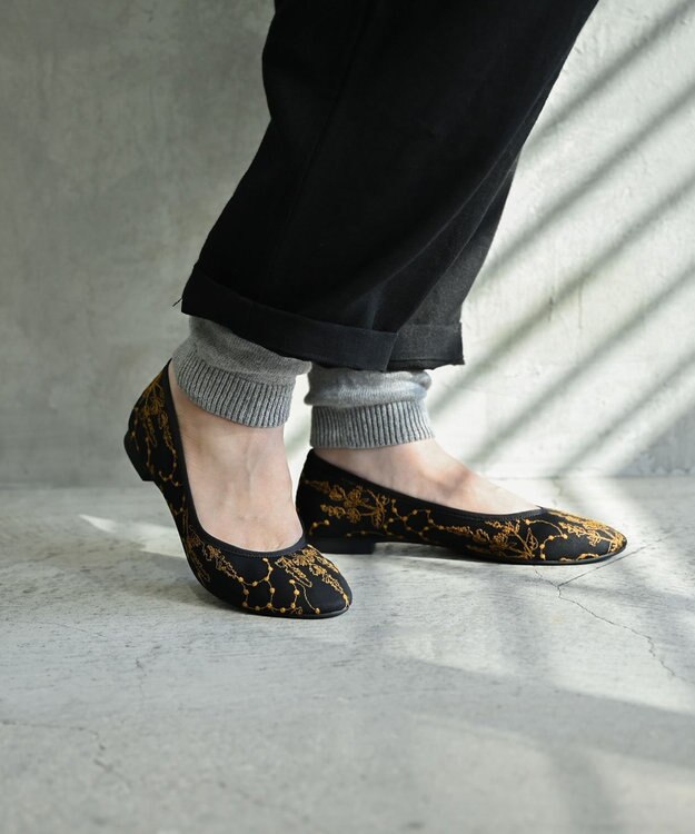 AND WOOL あったかレギンス グレー