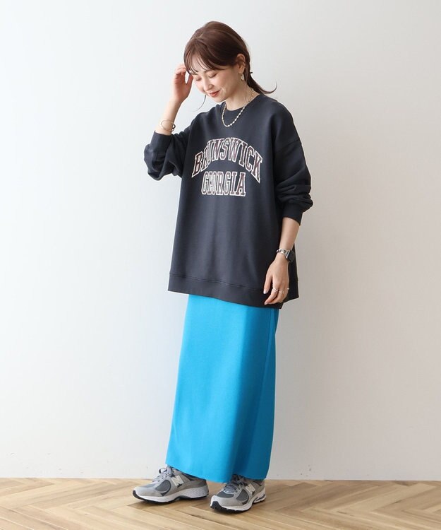 AMERICAN HOLIC 針抜きリブタイトスカート Ivory