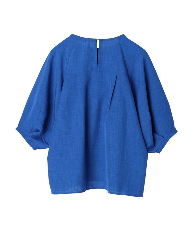 Green Parks 接触冷感　ラグランブラウス Blue