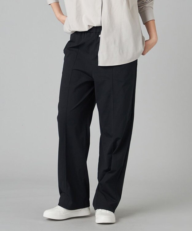 Chacott Chacott BALANCE EasyCare+ストレートパンツ ブラック