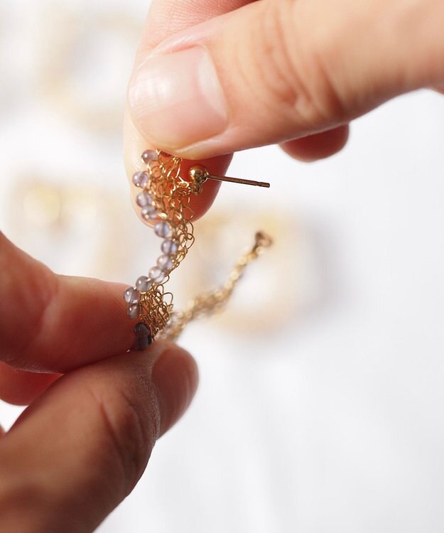 CASUMINO sweet pie QZ ピアス gold