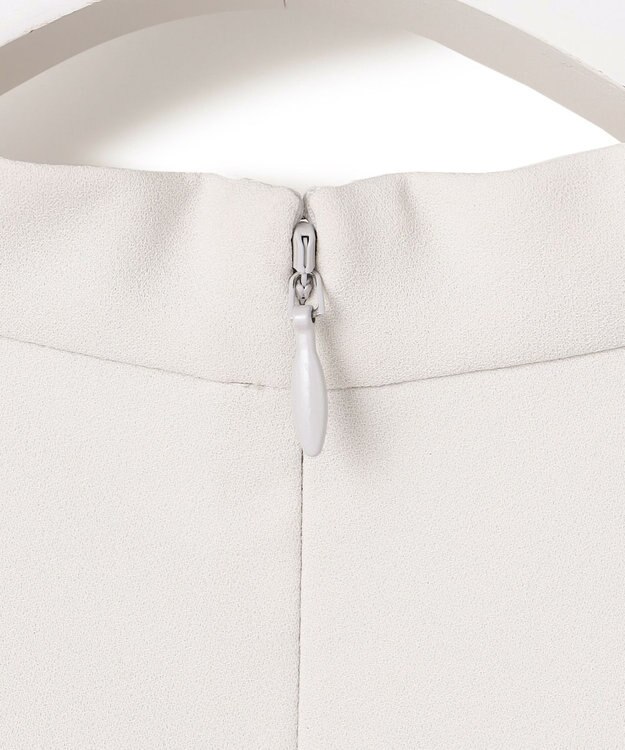 ICB L ストレッチジョーゼット ドレープデザインブラウス トープ