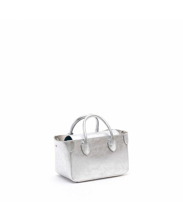 A.D.M.J. エリーゼ180mm マイクロミニトートバッグ シルバー