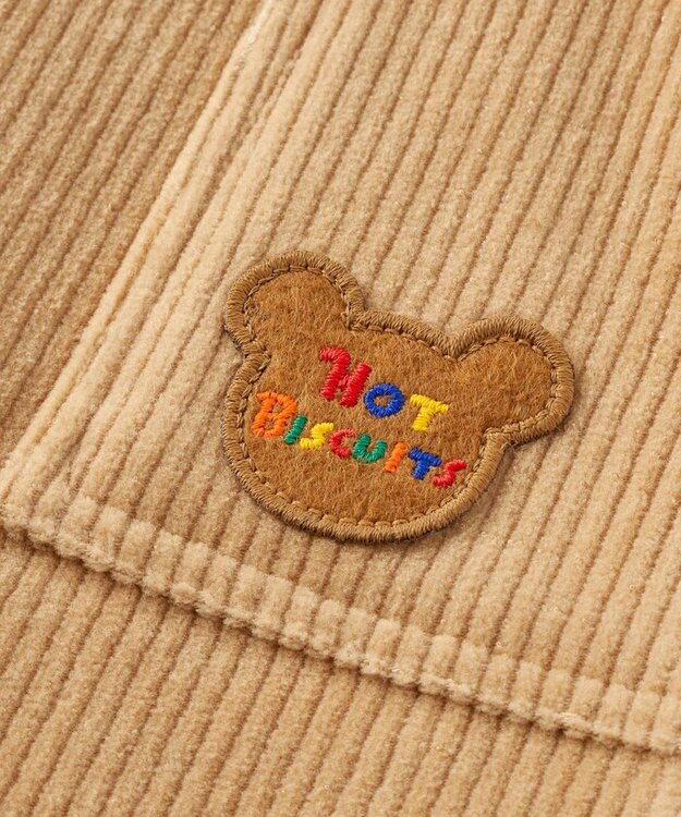 MIKI HOUSE HOT BISCUITS 【80-120cm】 ストレッチニット コーデュロイパンツ ベージュ