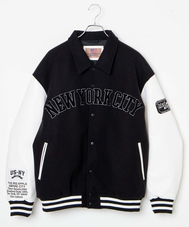 WEGO メルトンワッペンスタジャン ブラック