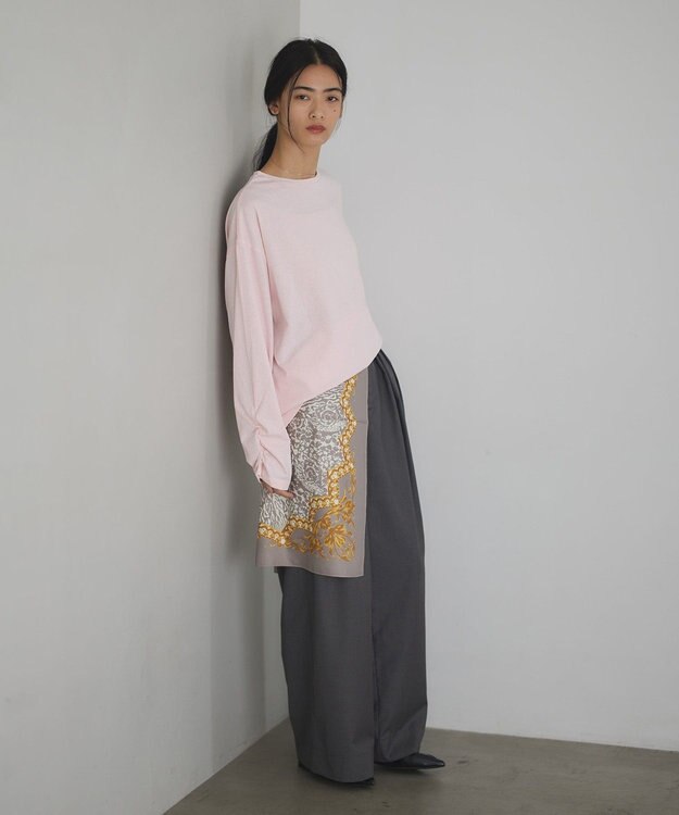 CRAFT STANDARD BOUTIQUE ３タックワイドスラックス Charcoal Gray