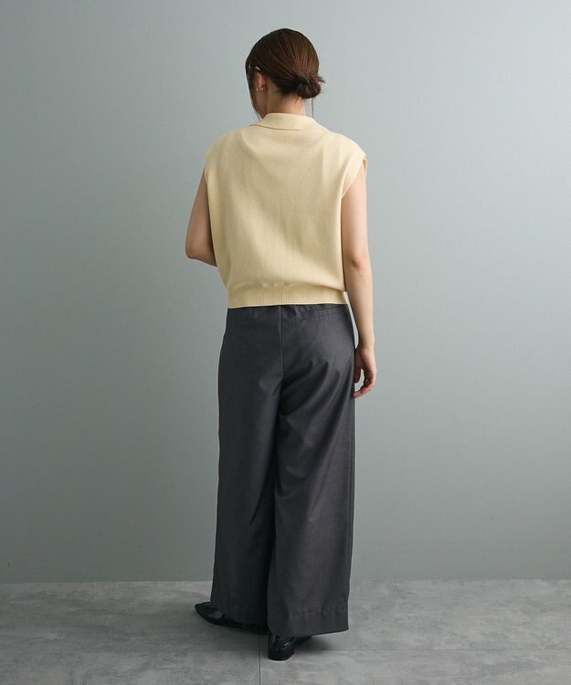 CRAFT STANDARD BOUTIQUE ３タックワイドスラックス Charcoal Gray