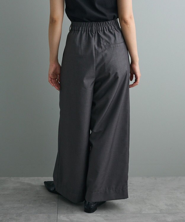 CRAFT STANDARD BOUTIQUE ３タックワイドスラックス Charcoal Gray