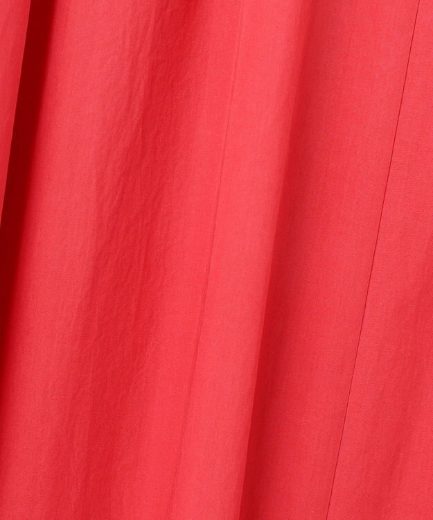 BEIGE， 【洗える】MALLOW / コットンパフスリーブマキシドレス Poppy Red