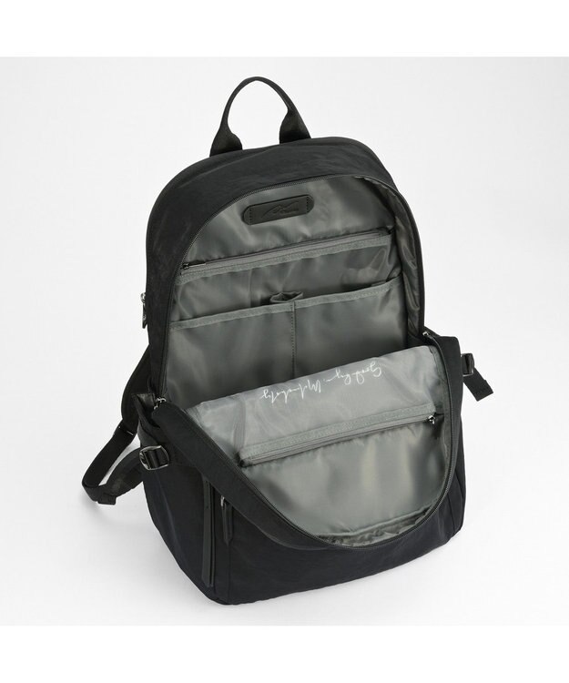 ACE BAGS & LUGGAGE W&.Day/Night キルッコ リュックサック A4サイズ 14.0インチPC収納 19145 ダブルアンドデイナイト ブラック