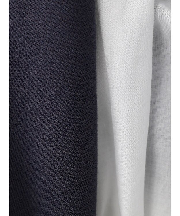 earth music&ecology ダンボールレイヤードチュニック Dark Gray