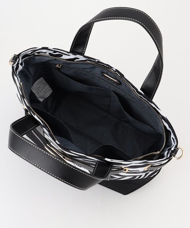 LA BAGAGERIE ベルテッド2WAYミニトート ゼブラ