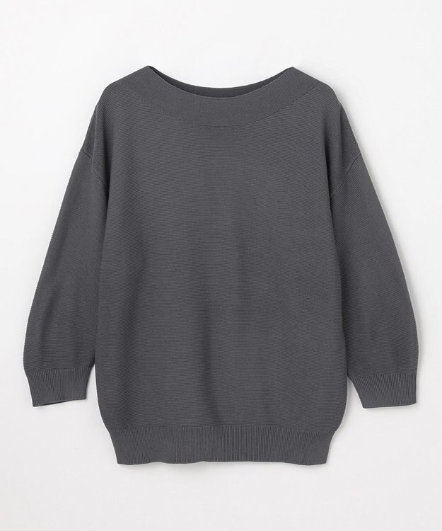 ANY アクリルガーターニット スレート