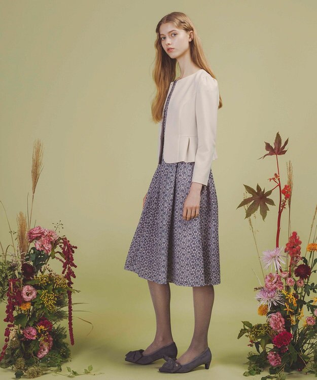 TOCCA 【洗える・消臭】BUTTERFLY WING ジャケット ベージュ系