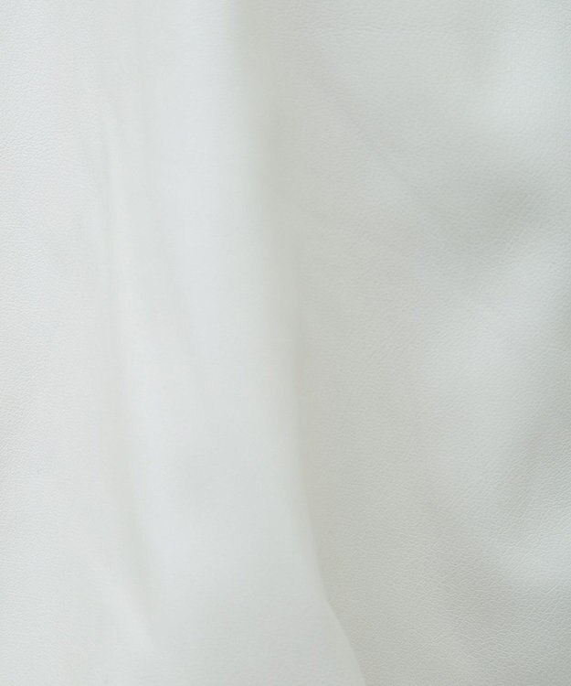 Green Parks フェイクレザーショートブルゾン Ivory