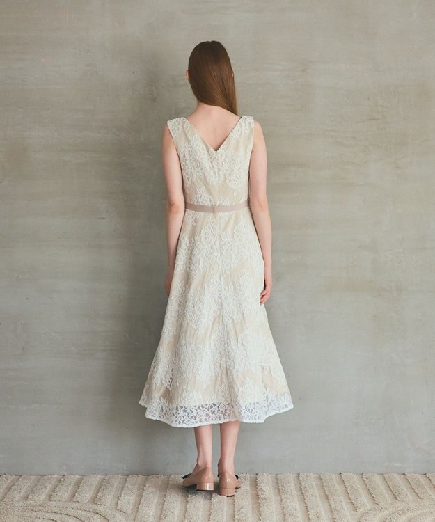 GRACE CONTINENTAL レースボーダードレス キナリ