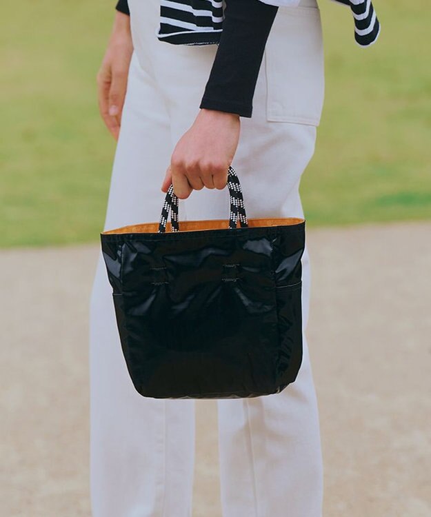 LeSportsac MEDIUM 2 WAY TOTE/２ウェイメダリオン/ブラックシャイン ２ウェイメダリオン/ブラックシャイン