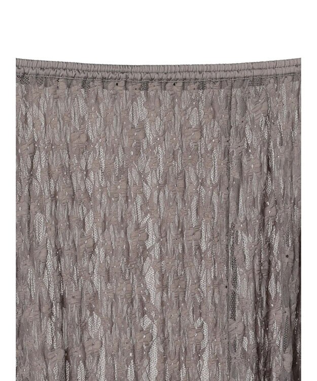 Green Parks ・ＥＬＥＮＣＡＲＥ　ＤＵＥ　レースアシンメトリースカート Charcoal Gray