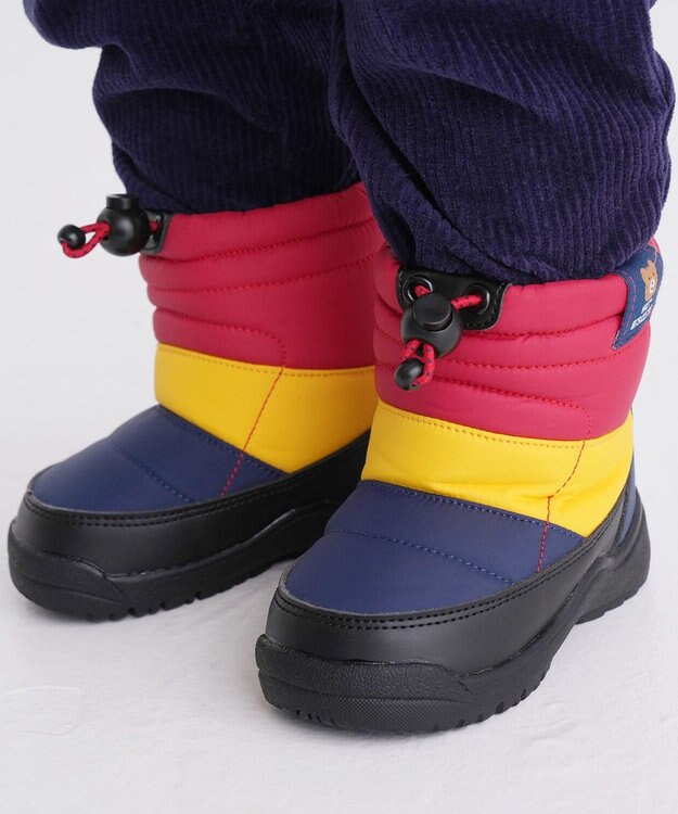 MIKI HOUSE HOT BISCUITS 【14-18cm】 はっ水 ウィンターブーツ マルチカラー