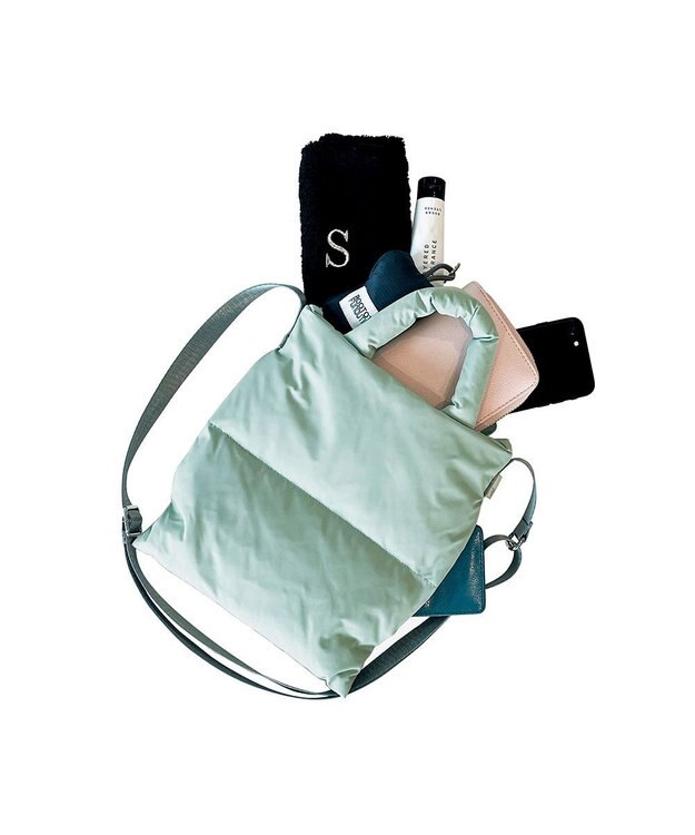 ROOTOTE 1998【軽量：ショルダー】/ LT.サコッシュ.フェザー.カラー-A 07：スモーキーミント