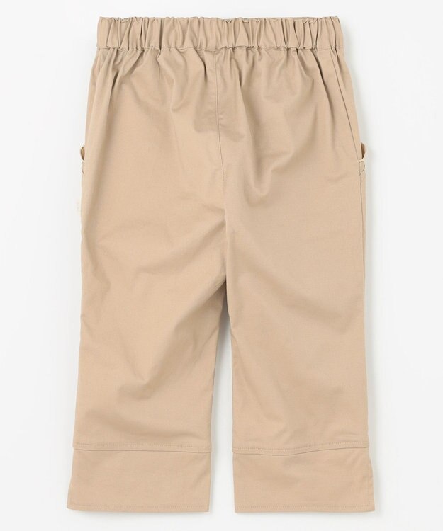 組曲 KIDS 【110-140㎝】スカラップポケット７分丈 パンツ ベージュ系