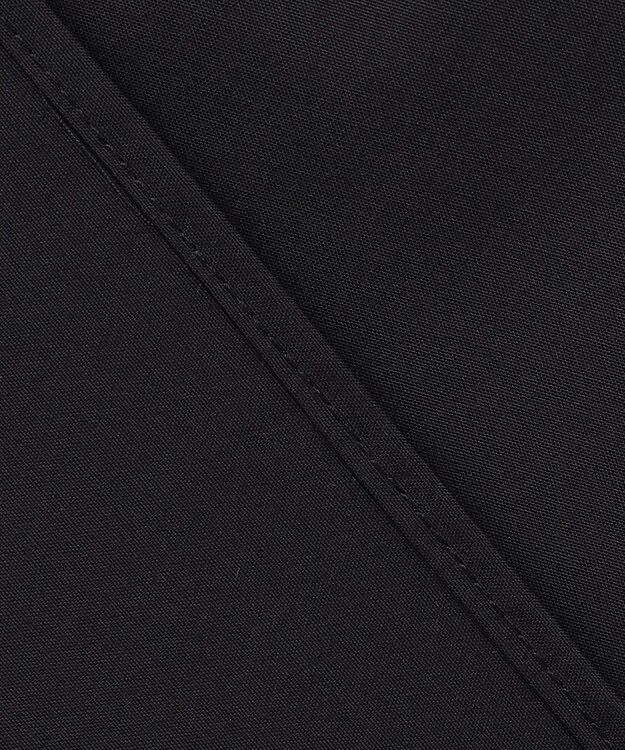 #Newans 【洗濯機可能/シワになりにくい】〈お腹・腰回りをカバー〉ピンタックデザインスクエアブラウス ブラック