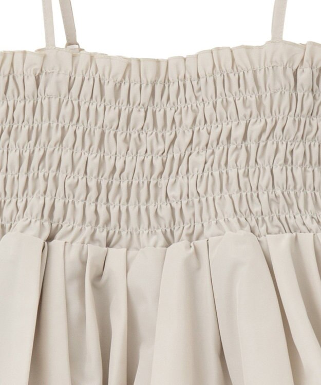 earth music&ecology バルーンビスチェ Ecru