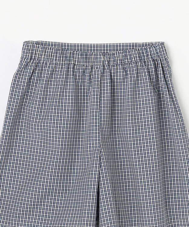 組曲 KIDS 【150-170㎝】 チェックプリーツ キュロット サックスブルー