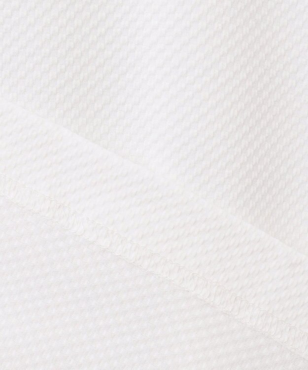 JOSEPH ABBOUD 【オーガニックコットン使用】ブロックサッカーポロシャツ ホワイト系