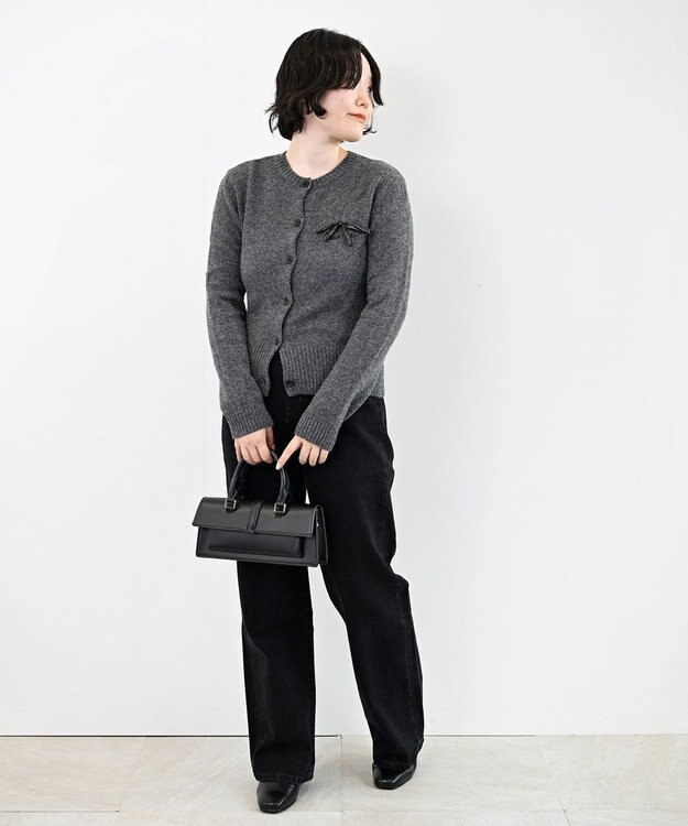 woadblue ＜坪田あさみさんコラボ＞SALUU サルーノアール /デニムパンツ ブラック BLACK