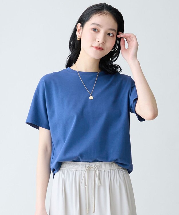 ANY プレミアムコットンベーシックＴシャツ ブルー