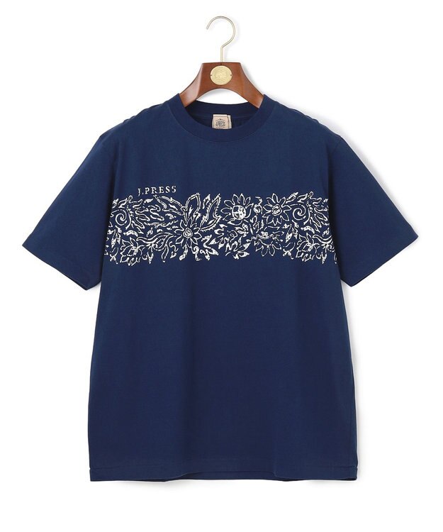 J.PRESS MEN 【J.PRESS YACHAT CLUB】アーバンリゾート Tシャツ ワイン系