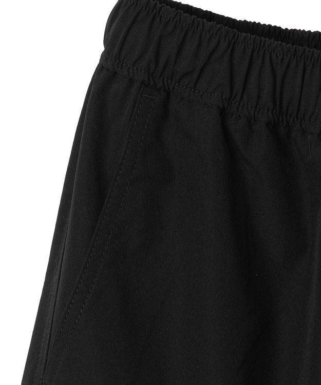 WEGO 【ユニセックス着用ITEM/ウエストゴム】イージーパイピングカーゴパンツ ブラック