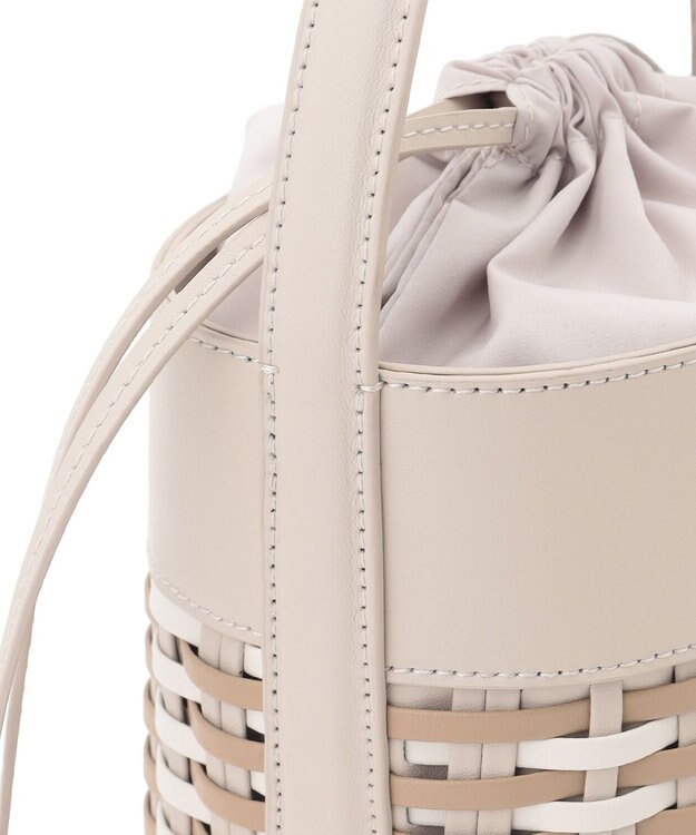 23区 【先行予約】バスケットメッシュ バケツバッグ ベージュ系5