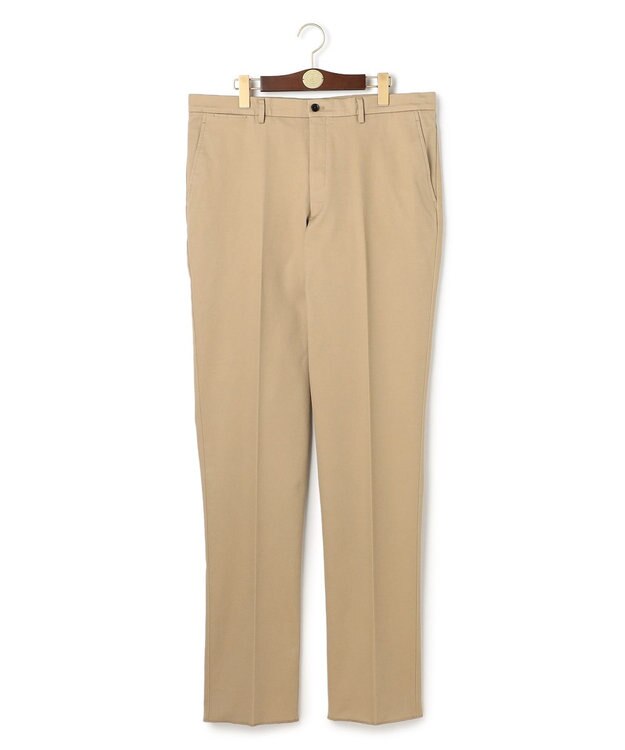 J.PRESS MEN 【KING SIZE / ストレッチ】トリコチン ステムテーパード パンツ ベージュ系