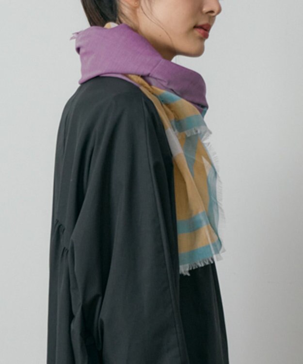 POLS 極細コットンストール パープル