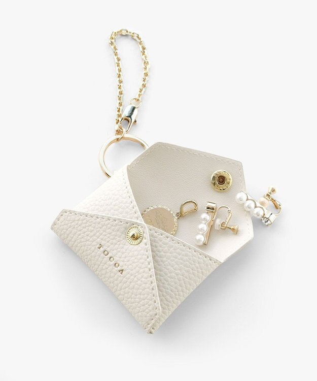 TOCCA 【chayさん着用・3/22(日)までの完全受注生産】PIECE OF MY ESSENCE CUSTOMIZED BAG カスタマイズ バッグ グレー×ラブレター