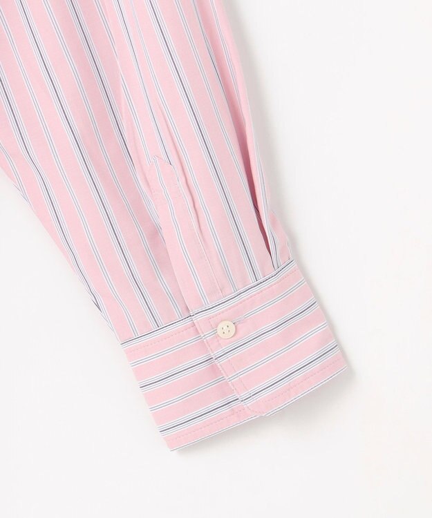 ANY オーバーサイズシャツ ピンクストライプ