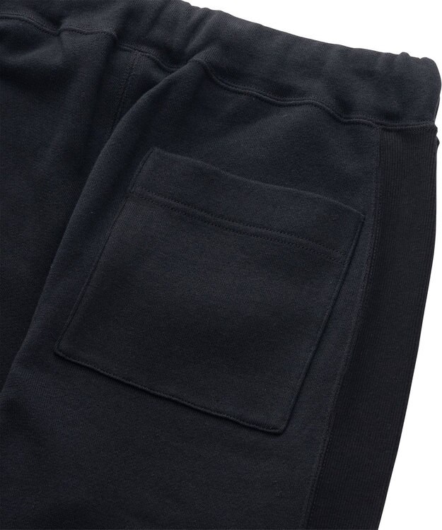 HAAG スマイルコットン SIDE RIB SWEAT PANTS スウェットパンツ ブラック