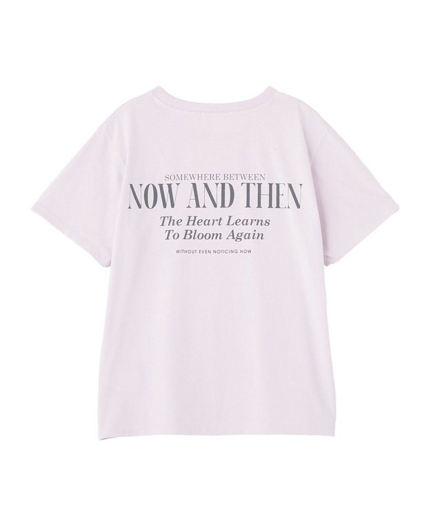 AMERICAN HOLIC フォト&レタリングプリントTシャツ Lavender