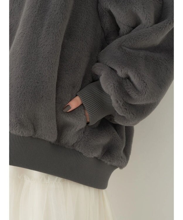 earth music&ecology リバーシブルＭＡー１ Black