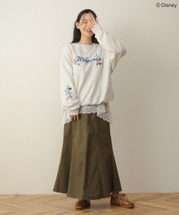 Green Parks ミッキー＆フレンズ／スウェット Gray Mixture